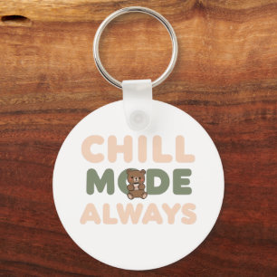 "Chill Mode Always" with a Relaxing Sloth Keychain