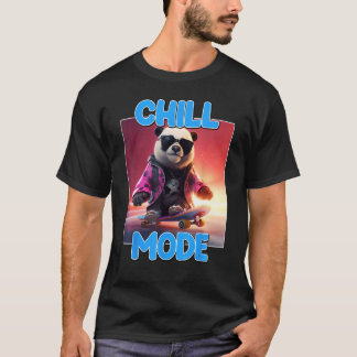 Chill Mode Panda Bear Animal  Cute Panda T-Shirt