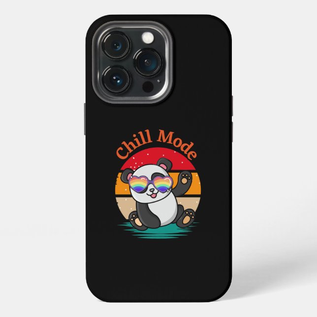 Chill Mode Panda iPhone Case (Back)