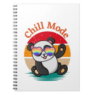 Chill Mode Panda Notebook