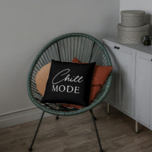 Chill Mode: Relaxed Vibes Throw Pillow