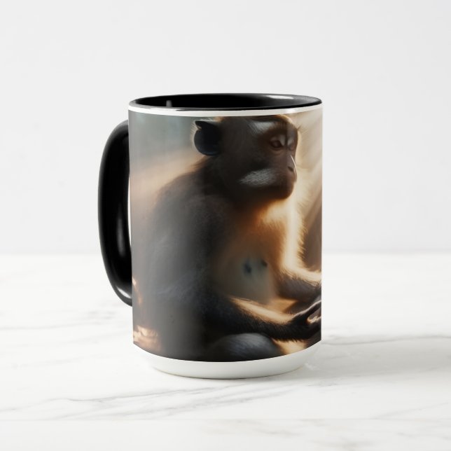 Chill Monkey Coffee Mug (Front Left)