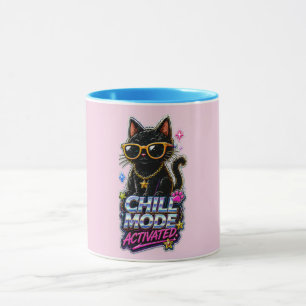 Chill Mood Activated – Funny Relaxing Vibes Quote Mug