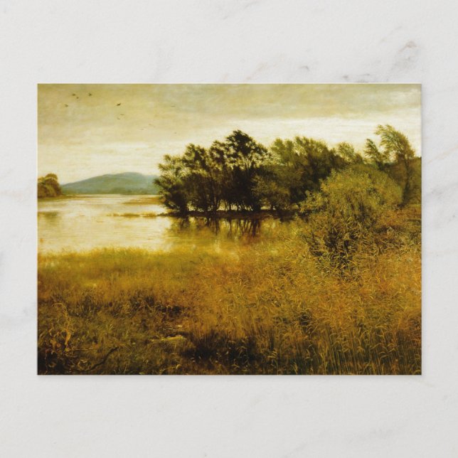 Chill October Landscape Postcard (Front)