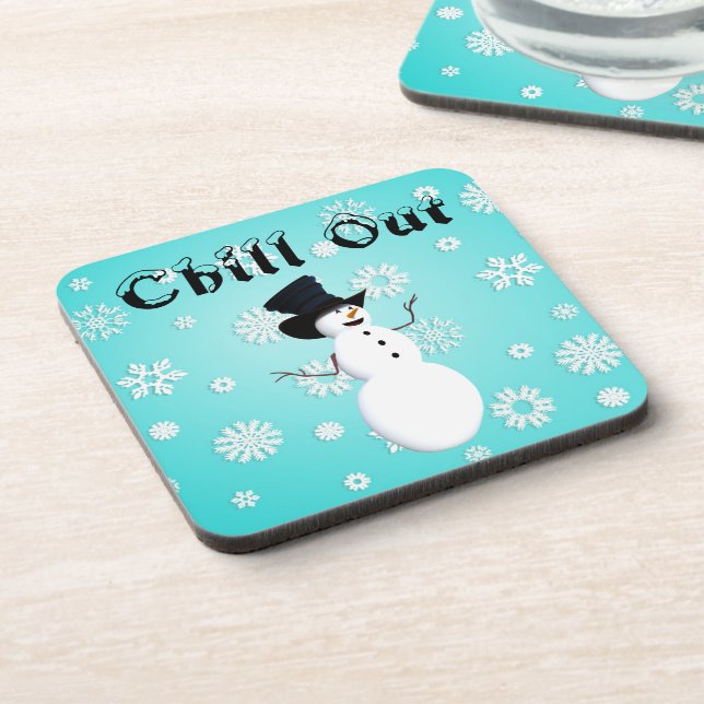 Chill Out Beverage Coaster (Left Side)