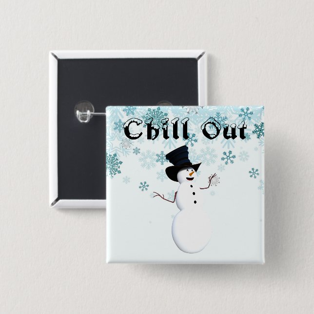 Chill Out Button (Front & Back)
