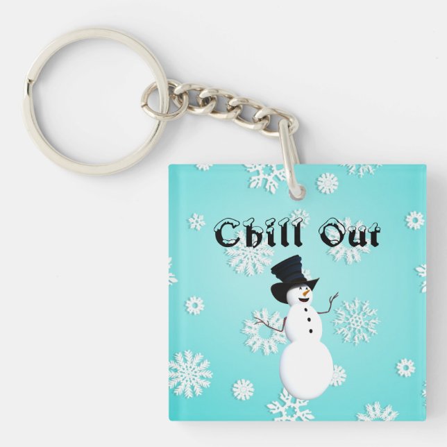 Chill Out Keychain (Front)