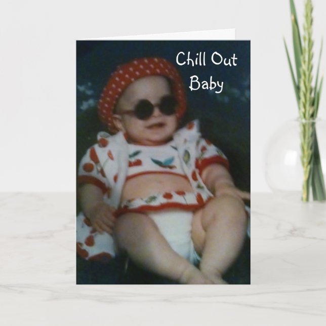 CHILL OUT ON YOUR "30th" BIRTHDAY Card (Front)