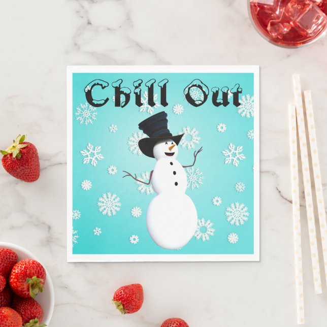 Chill Out Paper Napkin (Insitu)