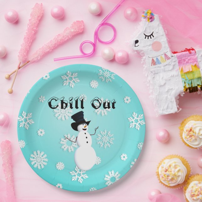 Chill Out Paper Plate (Party)