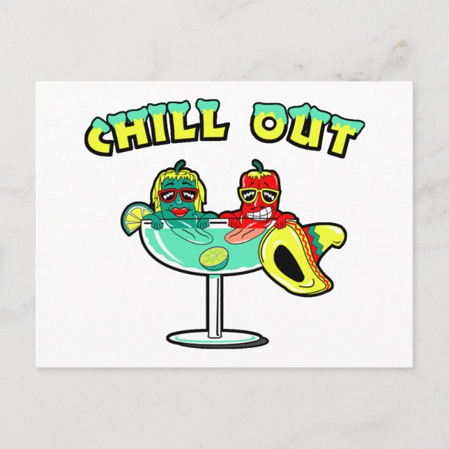 Chill Out Postcard (Front)