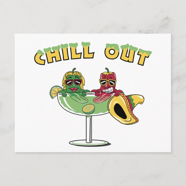 Chill Out Postcard (Front)
