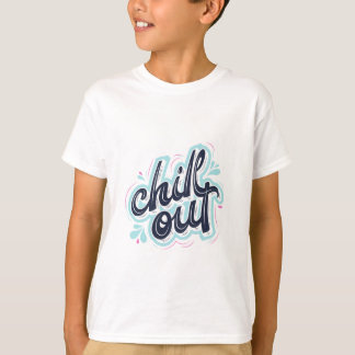 Chill Out Retro Typography Boys Graphic T Shirt