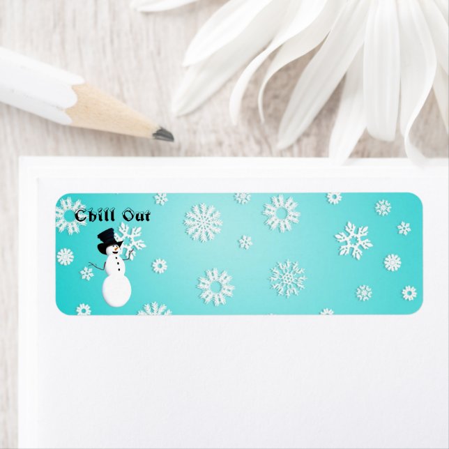 Chill Out Return Address Label (Insitu)