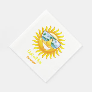 Chill Out This Summer Napkin