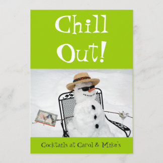 Chill Out: Winter Cocktail Party Invitation