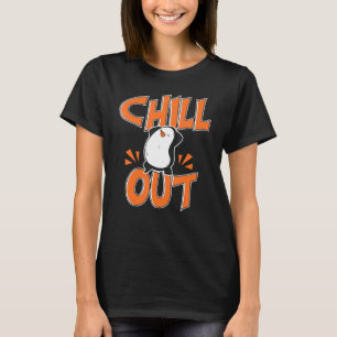 Chill Out  Women Hangout Penguin Love 1 T-Shirt