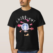 Chill-out Yoga Shark Graphic design