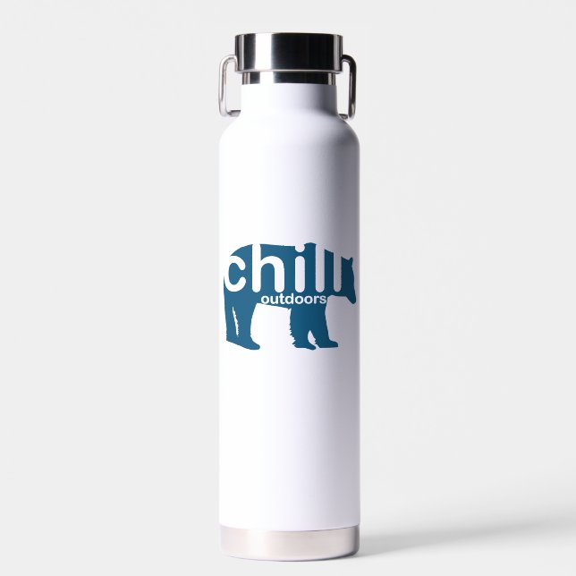 Chill Outdoors Bear Water Bottle (Front)