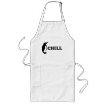 Chill Penguin Funny BBQ Apron