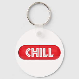 Chill Pill Keychain