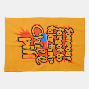 Chill Pill kitchen towel