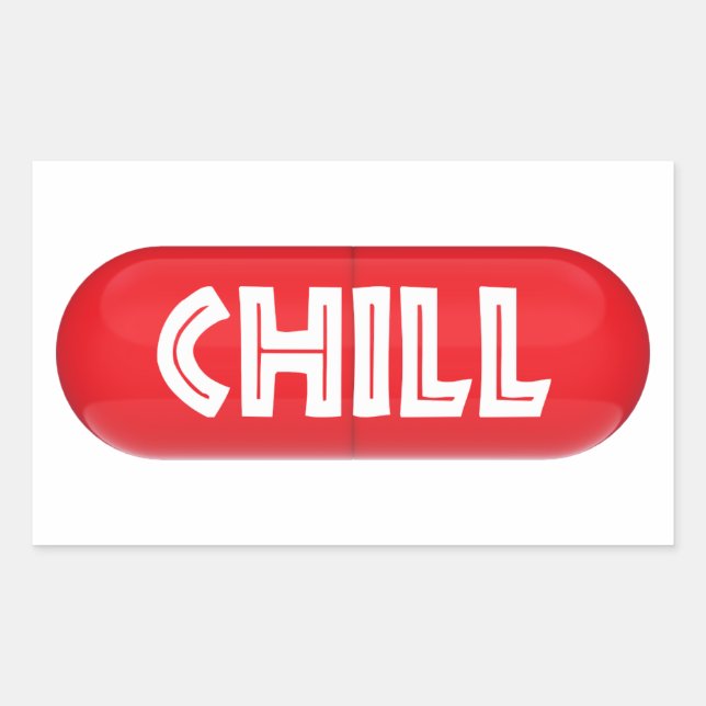 Chill Pill Sticker (Front)