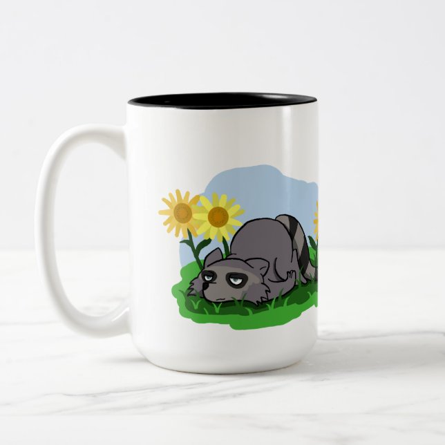 Chill Raccoon Mug (Left)