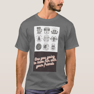 chill Rum with your friends retro T-Shirt
