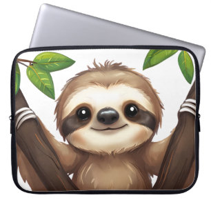 Chill Sloth Laptop Sleeve – Cute Anti-Hustle Tech 