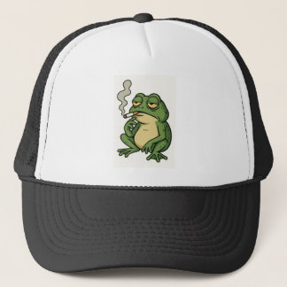 Chill Smoking Frog  Trucker Hat