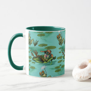 Chill Summer Frogs Mug