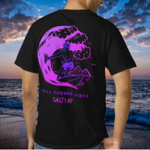 Chill Summer Vibes Purple by Salty AF T-Shirt