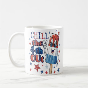 Chill the 4th out: Patriotic Popsicle  Coffee Mug