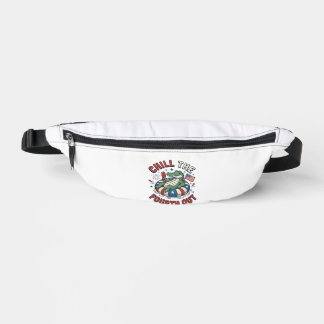 Chill The Fourth Out Alligator Patriotic Shirt Des Fanny Pack