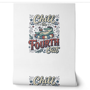 Chill The Fourth Out Alligator Patriotic Shirt Des Wallpaper