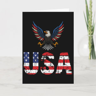 Chill The Fourth Out Independence Usa Flag Funny 4 Card