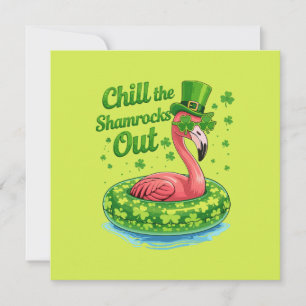 Chill The Shamrocks Out Funny  St Patrick’s Day Card
