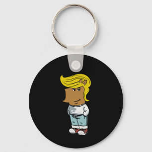 Chill Trump Funny Chill Guy Dog Meme Trump Womens Keychain