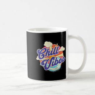Chill Vibes Casual Summer Sunshine Graphic Coffee Mug