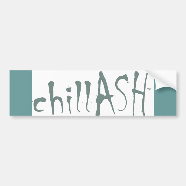 chillASH Bumper Sticker (Front)