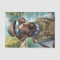 Chillax and Go Outside, Chocolate Lab Fisherman