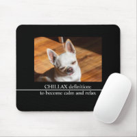 Chillax Chihuahua sleepy relaxed tongue out Photo