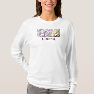 Chillaxin Ladies Tees Lavender Hydrangeas Tshirt