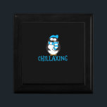 Chillaxing Cute Penguin Christmas Zoo Gift  Gift Box<br><div class="desc">Chillaxing Cute Penguin Christmas Zoo Gift</div>