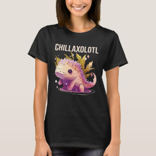 Chillaxolotl Axolotl Amphibian Mexican Walking Fi T-Shirt