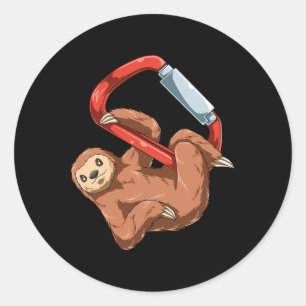 Chilled Sloth - Bouldering And Rock Climbing Gift  Classic Round Sticker
