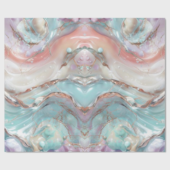 Chilled Swirl Wrapping Paper (Flat)