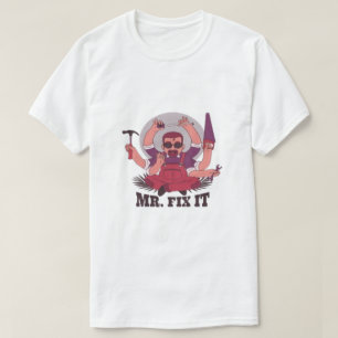 ChilledWorld “Mr. Fix It” Graphic Cotton T-Shirt