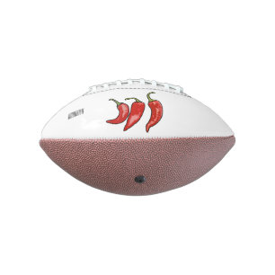 Chilli cartoon illustration  football